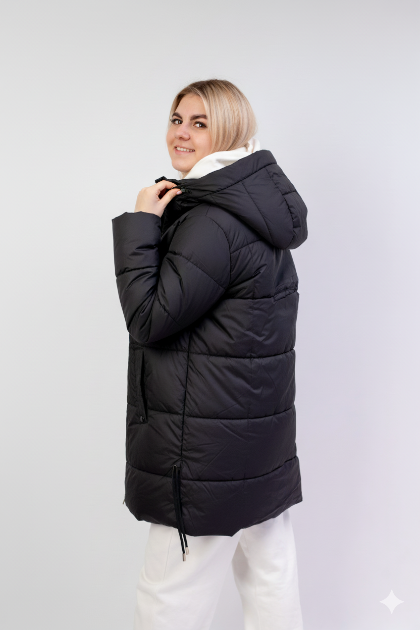 Ciepła/lekka/miękka nieprzemakalna kurtka idealna na zimę plus size