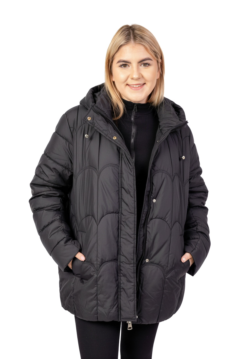 Damska Kurtka Plus Size – Lekka, Ciepła i Odporna na Deszcz
