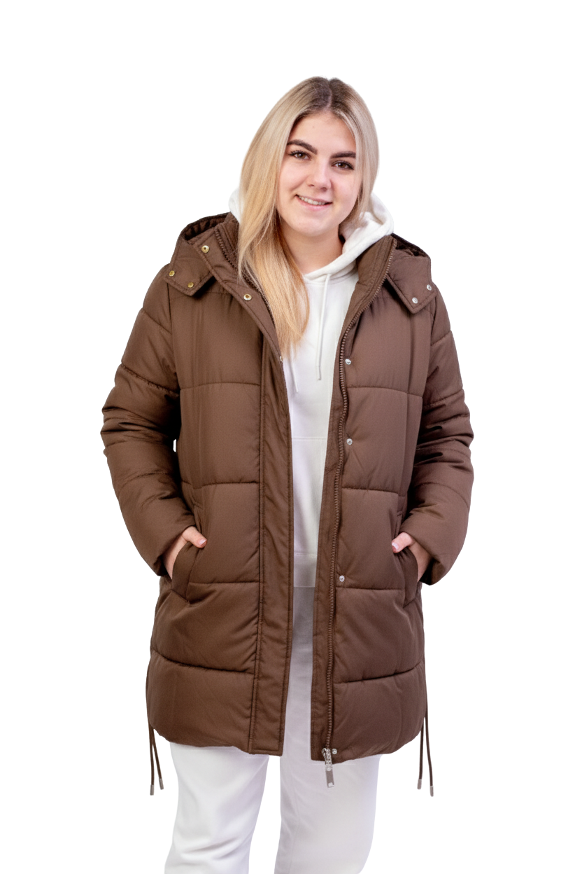 Ciepła/lekka/miękka nieprzemakalna kurtka idealna na zimę plus size