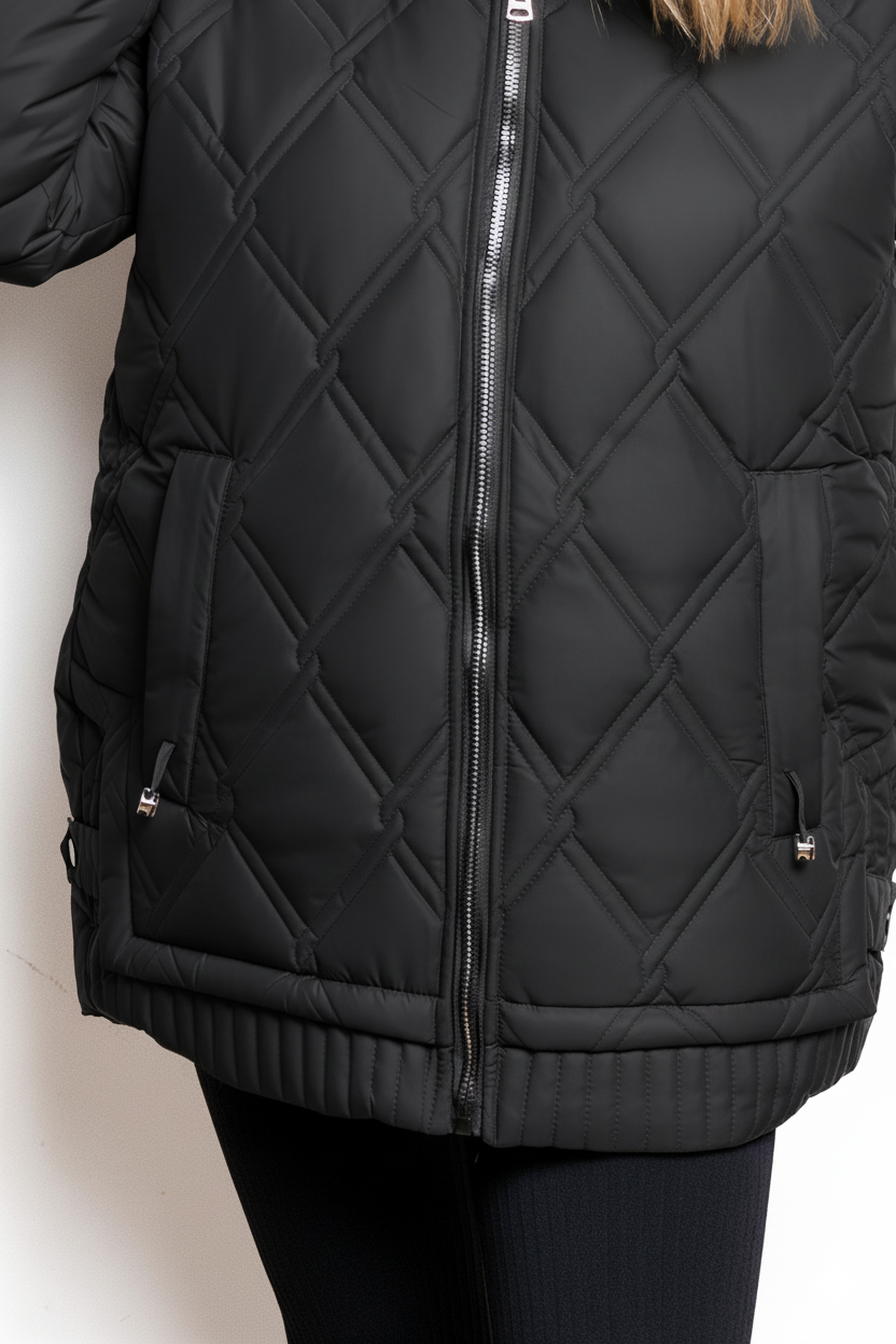 Zimowa Kurtka Plus Size – Lekka, Wodoodporna i Stylowa w Dużych Rozmiarach