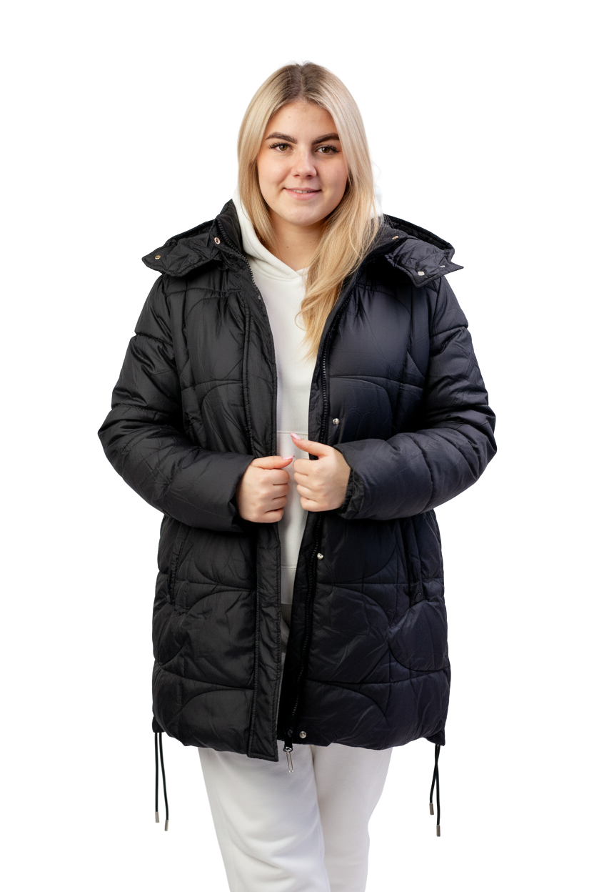 Ciepła/lekka/miękka nieprzemakalna kurtka idealna na zimę plus size