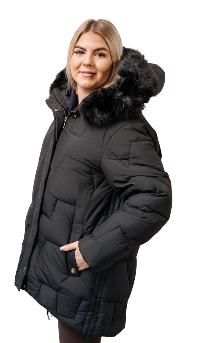 Nowoczesna Zimowa Kurtka Premium Damska Plus Size – Ciepła, Lekka i Wodoodporna na Mroźne Dni