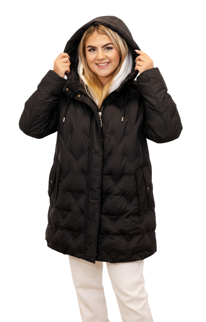 Stylowa i Funkcjonalna ZIMOWA Kurtka Damska Plus Size – Ciepło, Lekkość i Pełna Ochrona Przed Deszczem i zimnem