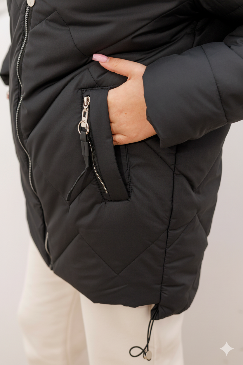 Idealna na Zimę Kurtka Plus Size – Ultralekka, Nieprzemakalna i Gwarantująca Ciepło.